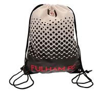 Fulham FC Fade - Bolsa de gimnasio, negro, blanco, Talla única