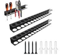 FULHANY 2 Piezas Porta Herramientas - Soporte Para Destornillador - Organizador Herramientas Pared - Panel Herramientas Pared - Adecuadas Para Garajes, Talleres Y Bancos De Trabajo