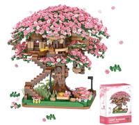 FULHOLPE Juego de bloques de construcción del árbol Sakura, 2138+ piezas. Juego modular de construcción de modelo de cerezo japonés. Juguete de construcción. No compatible con las grandes marcas de