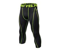 Fulidngzg Leggings Hombre, Leggings Leotardos Negros Trail Pantalones Deporte Ciclista Ropa Deportiva Secado Rápido Mallas Compresion Fresco Grappling Ropa Running Leggins Largas Montaña