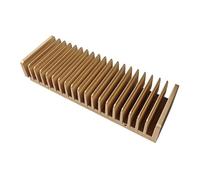 FULIMEI 1 Pieza Amplificador de Potencia radiador disipador de Calor de Aluminio 200mm x 40mm x 68mm 0,6 kg for Audio DIY Hood 1969 LM3886