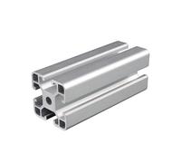 FULIMEI 1 pieza de marco extrusión perfil aluminio con ranura en T 4040 100-1000 m, plateado, for máquina grabado láser, impresora 3D, deslizador cámara, muebles(300mm)