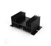 FULIMEI 1 Uds. Relé monofásico de Aluminio de Estado sólido SSR Base de disipador de Calor radiador de Calor de Tipo pequeño(Black)