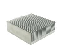 FULIMEI 1x refrigerador del radiador electrónico aleta disipador de calor de aluminio sistema de refrigeración por agua de la computadora CPU Chip LED 100*100*18mm 80*80*27mm disipador de calor(80x80x