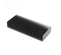 FULIMEI Almohadilla de enfriamiento del disipador de calor de aleación de aluminio for disipador de calor de Audio DIY de alta potencia, ancho del radiador 300mm, espesor 50mm, altura 115mm(300X50X125