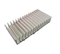 FULIMEI Almohadilla de enfriamiento del disipador de calor de aluminio caliente for el disipador de calor del radiador del refrigerador del Chip IC LED de alta potencia for la luz LED COB 100*18 * L50