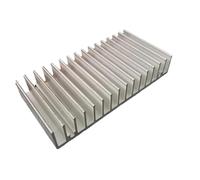 FULIMEI Almohadilla de enfriamiento del disipador de Calor de Aluminio for el disipador de Calor del radiador del refrigerador del Chip IC LED de Alta Potencia for la luz LED 100 * 18 * L50MM