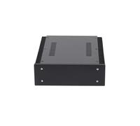 FULIMEI Chasis Amplificador de Potencia de Aluminio, 212x70x257mm, chasis Amplificador de Auriculares, Carcasa de Amplificador de Audio DIY(Black)