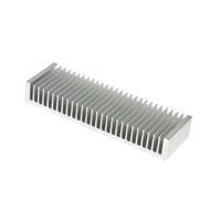 FULIMEI Disipador de Calor 200 * 60 * 30MM (Plata) Disipador de Calor de Aluminio y Otro Amplificador Especial más Grueso