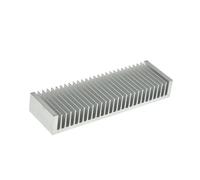 FULIMEI Disipador de Calor 200 * 60 * 30MM (Plata) Disipador de Calor de Aluminio y Otro Amplificador Especial más Grueso