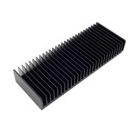 FULIMEI Disipador de Calor de Aluminio for radiador DIY, disipador de Calor electrónico for Amplificador, disipador de Calor de 300x50x125mm
