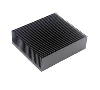 FULIMEI Disipador de Calor de Aluminio, refrigerador del disipador de Calor del radiador Negro de 90x80x27mm for refrigeración electrónica por disipación de Calor con Chip LED