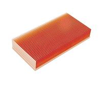 FULIMEI Disipador de Calor de Cobre de 120x60x20mm, disipador de Calor con Aleta de Corte, radiador de refrigeración for Chip electrónico, disipación de Calor LED