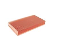 FULIMEI Disipador de Calor de Cobre Puro de Alta Potencia, Aleta de Corte, disipador de Calor, refrigeración del radiador for Chip electrónico LED, disipación de Calor de computadora(150x80x20mm)