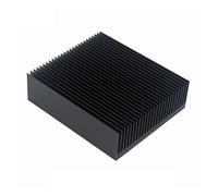 FULIMEI DIY 90x80x27mm disipador de Calor de Aluminio Negro disipador de Calor Ventilador de refrigeración for Chip LED refrigeración por disipación de Calor electrónica