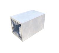 FULIMEI Perfil de radiador refrigerado por Aire de Alta Potencia, disipador térmico de Aleta de túnel de Viento, Tubo de alimentación electrónico de 60x60x100 y 150mm(150mm with 24v Fan)