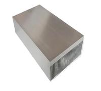 FULIMEI Radiador de Alta Potencia con Dientes densos, Perfil de Aluminio de Alta Potencia, 127x63x100mm, Ancho 127, refrigeración de Potencia electrónica Alta 63