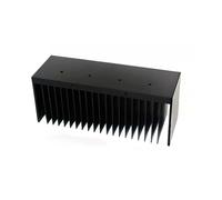 FULIMEI Radiador de Calor de Aluminio for Amplificador DIY, disipador de Calor LM1875, TDA7293 LM3886, disipador de refrigeración, radiadores Negros de 150x60x50mm, 1 Uds.