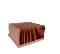 FULIMEI Radiador de Ordenador Industrial, disipador de Calor con Aleta de Corte de Cobre, Bricolaje, 50x50x25mm