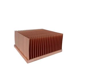 FULIMEI Radiador de Ordenador Industrial, disipador de Calor con Aleta de Corte de Cobre, Bricolaje, 50x50x25mm
