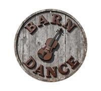 Full_Barn_Dance - Cartel de chapa metálica