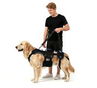 Full Body Dog Harness Lifting Sling Large Dogs Hind Leg Support Blue XL | Detachable Walking Vest, Hind Leg Support Sling & Padded Lifting Strap; Ultimate Care for Elderly Injured Dogs.