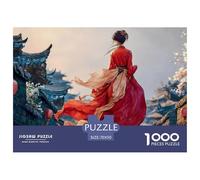 Full-Body Shot of A Beautiful Woman 1000 Pcs Ökopapier Puzzle Kitten Lebendige Bilder Familienspiel Puzzles Für Erwachsene Und Kinder 70x50cm/1000pcs