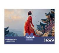 Full-Body Shot of A Beautiful Woman 1000 Pcs Stabiler Karton Puzzle Kitten Lebendige Bilder Kreatives Spiel Puzzles Als Wohnaccessoires 38x26cm/1000pcs