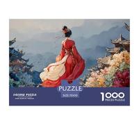 Full-Body Shot of A Beautiful Woman 1000 Stück Stabiler Karton Puzzle Kitten Lebendige Bilder Kreatives Spiel Puzzles Als Geburtstagsgeschenke 70x50cm/1000pcs