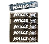 FULL BOX OF HALLS SUGAR FREE SWEETS 20 x 33g PACK (EXTRA STRONG)