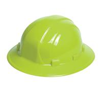 Full Brim Hi-Viz Lime Hard Hat