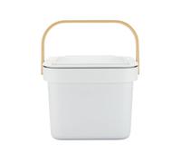 Full Circle Colector de abono de Acero Inoxidable Post Modern, sin Olor, solución ecológica para residuos de Cocina