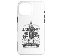 Full Contact Fighting Muay Thai Strength and Endurance Carcasa para iPhone 16 Pro MAX