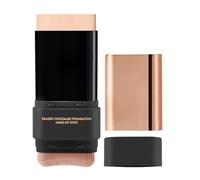 Full Coverage Foundation Stick, Cream Makeup With Brush, Long-lasting Face Foundation, Concealer And Contour Stick Matte Finish To Cover Blemishes For Nose, Forehead, Cheek, Waterproof, 18g