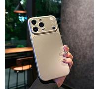 Full-Coverage Frosted Anti-Drop Case for iPhone 17 Pro MAX, Electroplated Ultra-Thin Matte Phone Case with Lens Protector for iPhone 17 16 15 14 ProMax (Gray,16promax)