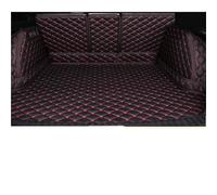 Full Coverage Leather Trunk Mat Boot Liner Tray Mud Protector Cargo For Benz GLE-Class Sport Model 2020-2024 5seat(Black Red2)