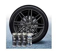 FULL DIP Pack Llantas Vinilo LIQUIDO 3 Sprays HYPERBLACK Metallic Brillo