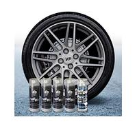 FULL DIP Pack Llantas Vinilo LIQUIDO 4 Sprays Aluminio Metalizado Brillo