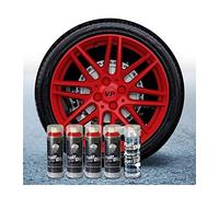 FULL DIP Pack Llantas Vinilo LIQUIDO 4 Sprays Rojo Brillo