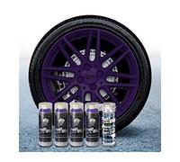FULL DIP Pack Llantas Vinilo LIQUIDO 4 Sprays Violeta Brillo