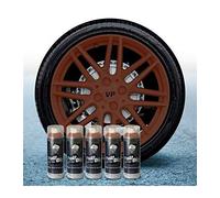 FULL DIP Pack Llantas Vinilo LIQUIDO 5 Sprays Marron Militar