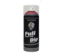 FULL DIP - Vinilo líquido - Acabado rojo mate - Formato Spray 400ml - Fácil aplicación