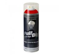 FULL DIP - Vinilo líquido - Acabado rojo mate - Formato Spray 400ml - Fácil aplicación