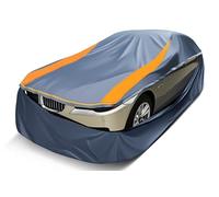 Full Enclosed Car Cover Universal Fit for 4 Door/Grand Cherokee,Outback, X3/X5, RX350,4Runner/Highlander, Q5,Macan/Cayenne,Model y,Equinox,Edge, QX50/55,MDX/RDX Proteger la Pintura del Coche