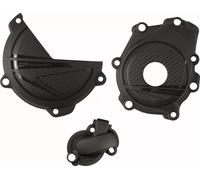 Full Engine Cover Nero Polisport Husqvarna Fc 450/fs 450/fx 450 Ktm Smr 450 9137