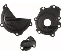 Full Engine Cover Nero Polisport Husqvarna Fc 450/fs 450/fx 450 Ktm Smr 450 9137
