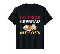 Full English Grandad On The Costa-Funny British Spain Expat Camiseta