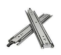 Full Exteon Der Slides con cerradura 10 101.6 cm red de repuesto Der Runners Pack de 2 (12 pulgadas) plateado pesado Du para suavidad