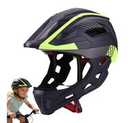 Full Face Helmet Kids | Cycling Protective Gear - Children Skateboard Helmets | for Boys Girls Riders Skateboarders Beginners Outdoor Play Family Ride Park Lawn Trail Riding Birthday
