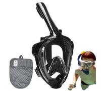 Full Face Snorkel Cover - 180° View Snorkel Goggles Diving Face Cover